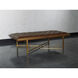 Kayla Vintage Cognac Bench
